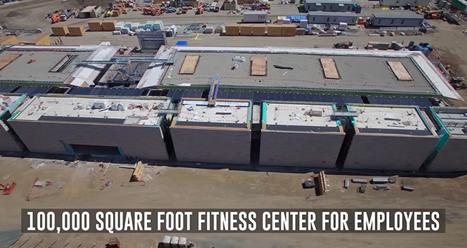 100,000 square foot Fitness Center