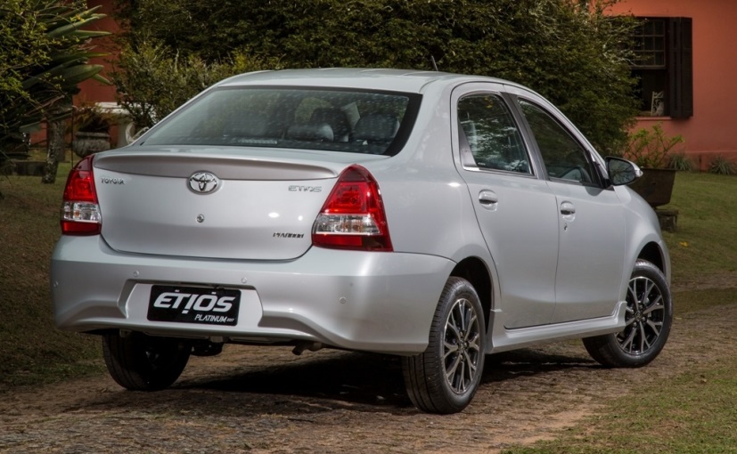 Facelifted Toyota Etios Sedan in the country 