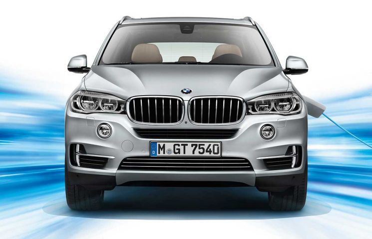 India-Bound BMW X5 at front