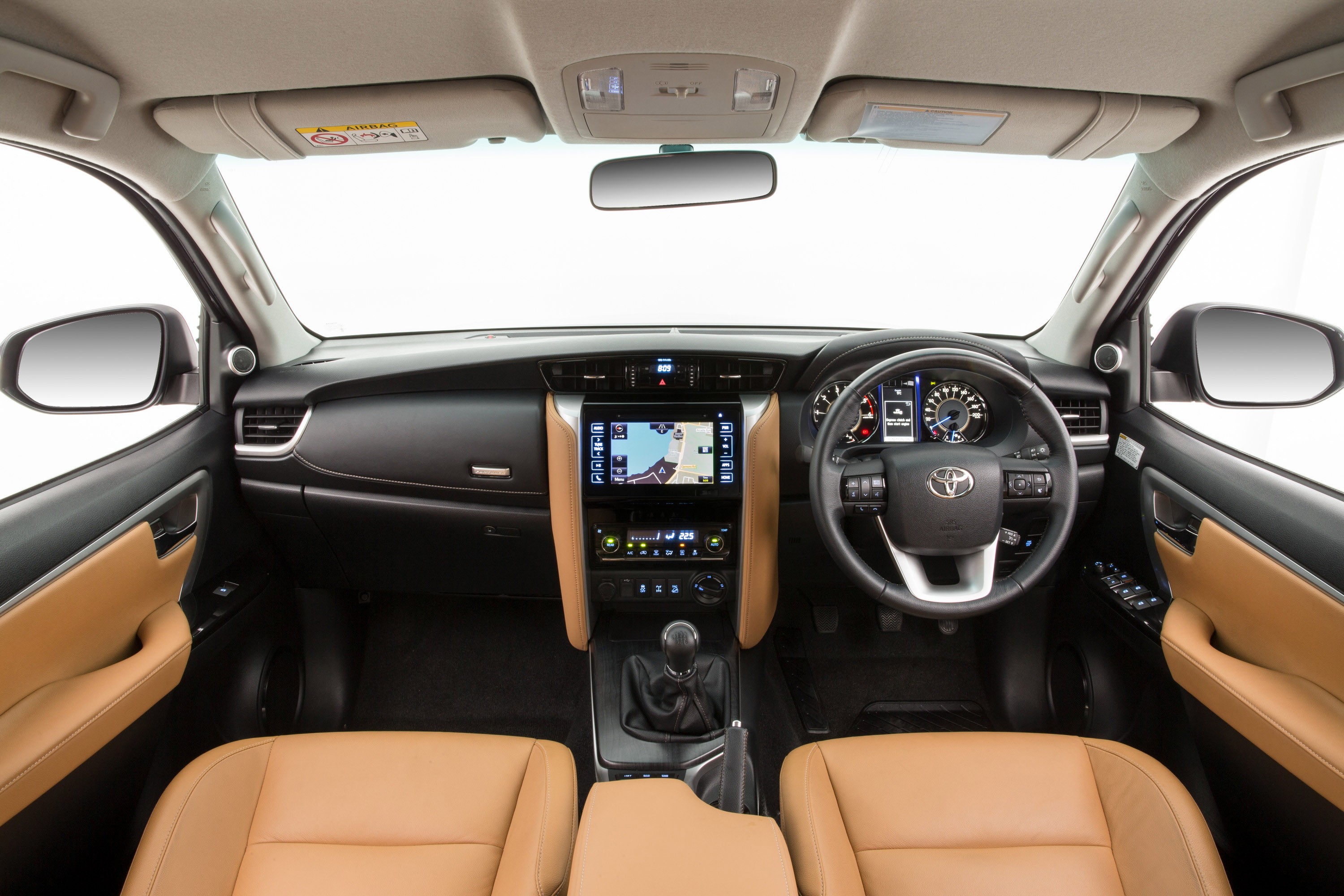Interior of the 2016 Toyota Fortuner