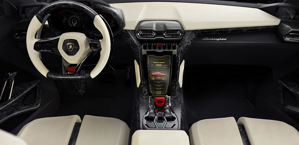 Lamborghini Urus Hybrid SUV Interior Dashboard Profile