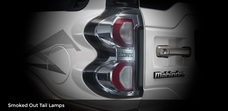 2017 Mahindra Scorpio Adventure Edition Launched in India Smoked out Tail Lamps