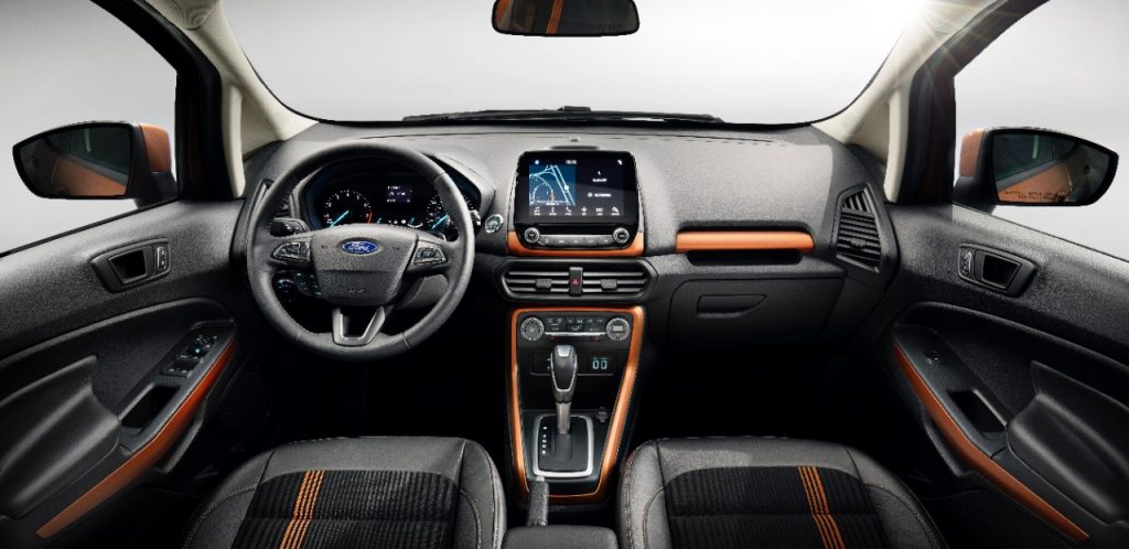 Ford EcoSport Facelift inside the cabin