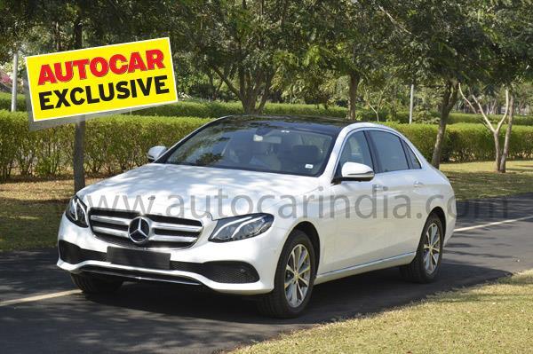 Mercedes-Benz E-Class LWB Spied Image at Front End
