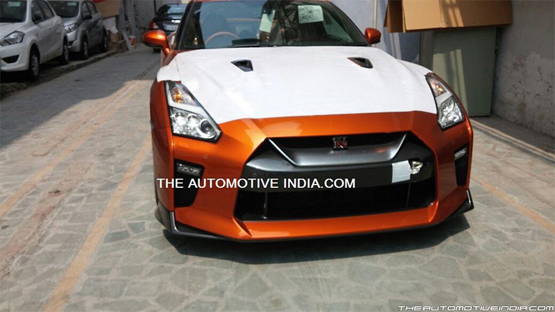 2017 Nissan GT-R Spied at Indian Dealership