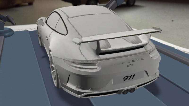 Next Generation Porsche 911 GT3 at rear end