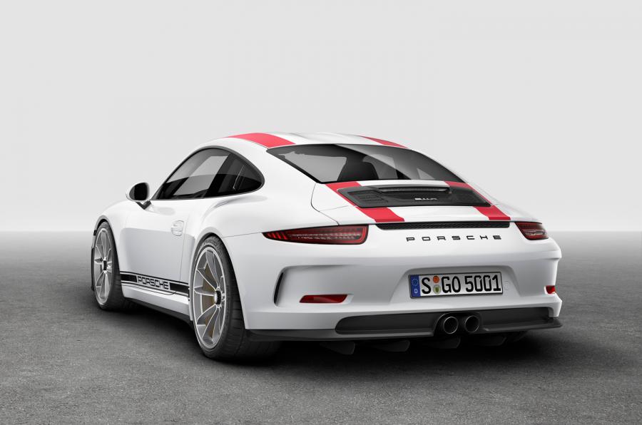 2017 Porsche 911R rear