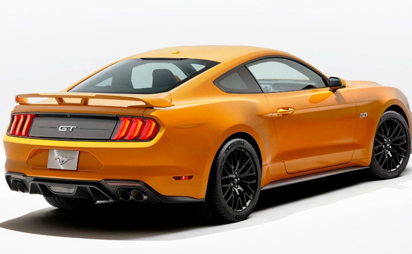 2018 Ford Mustang GT Facelift Side Rear Profile