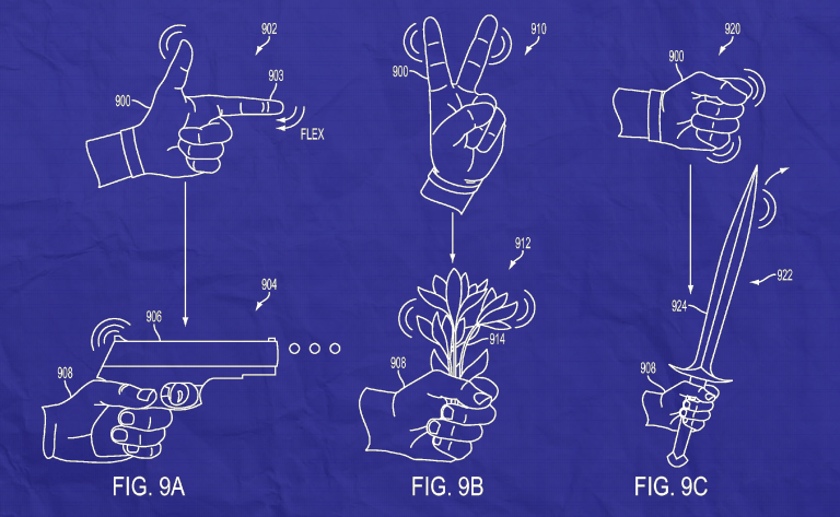 The other images shown on patent papers of sony
