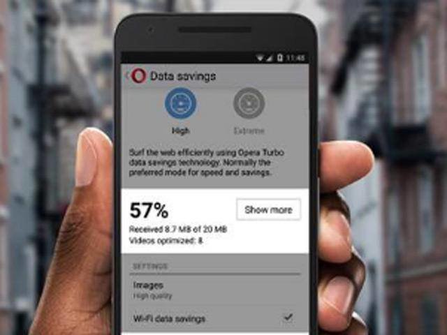 Opera Mini mobile browser saved 36k TB Data
