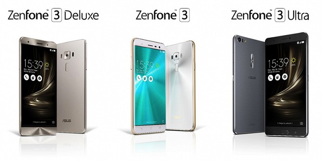 ZenFone 3 series smartphones