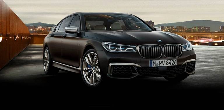 BMW Revised India Portfolio Including Sedan and SUV Cars 7-Series M760Li Front Side Fascia