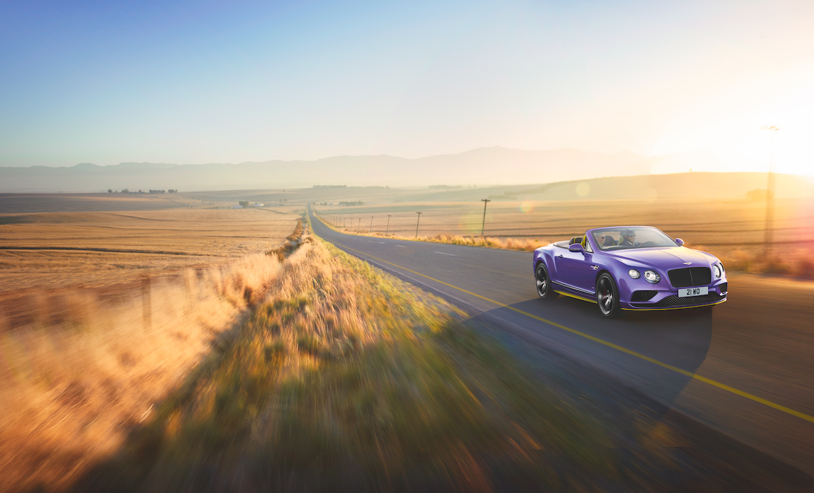Bentley Continental GT V8 S Black Edition in Purple Accent