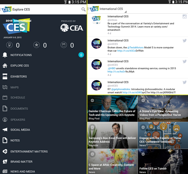 CES 2015 Android App