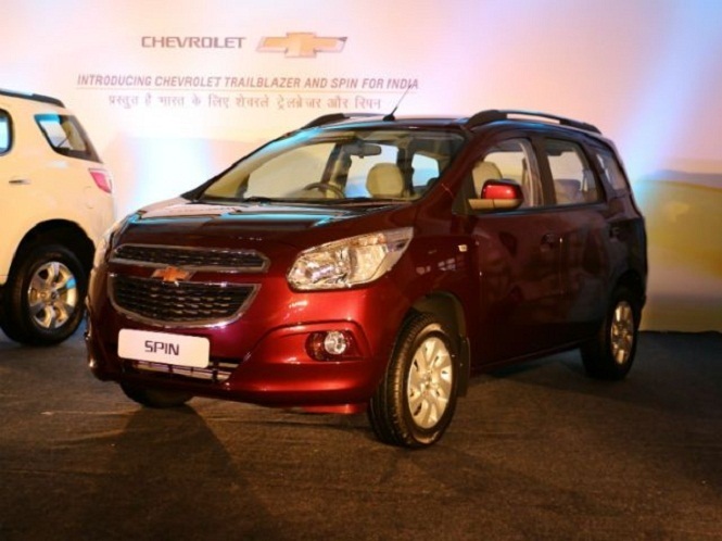 Chevrolet Spin at an Official Event in New Delhi