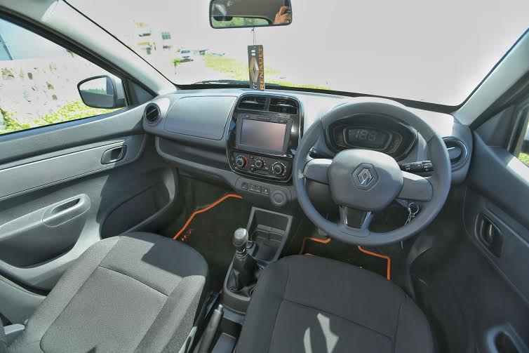 Renault's New 1.0L Kwid Interior