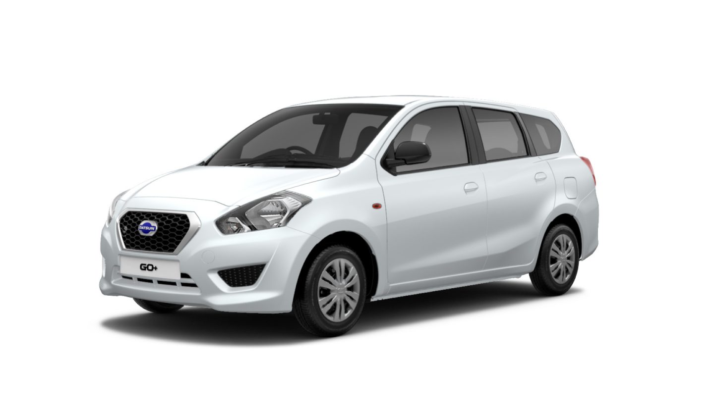 Datsun Go+ at the front