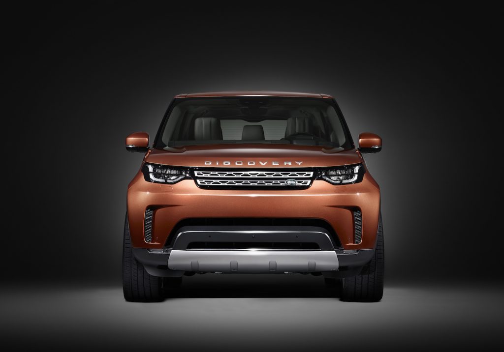 2017 Land Rover Discovery at the Front End 