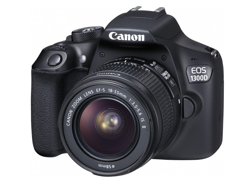 EOS 1300D Equipped with an 18 MP CMOS sensor and ISO speed expandable up to 12,800