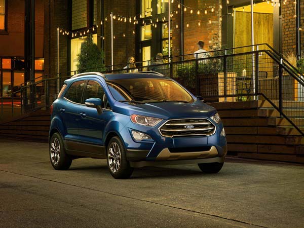 Ford EcoSport Facelift at the front end