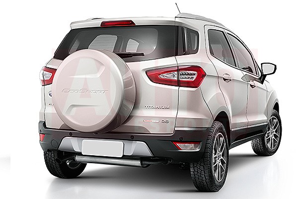 Spied image of the 2017 Ford EcoSport 