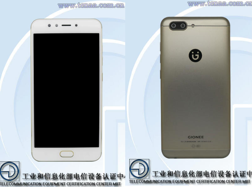 Gionee S10 Renders and Specifications Show Up on TENAA