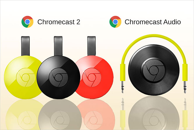 Google brings its Second-Generation Chromecast dongle and Audio dongle