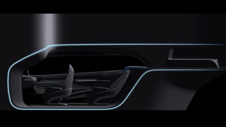 Hyundai Futuristic Vision Car Concept at 2017 CES LA