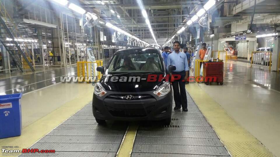 Hyundai i10 India last production model