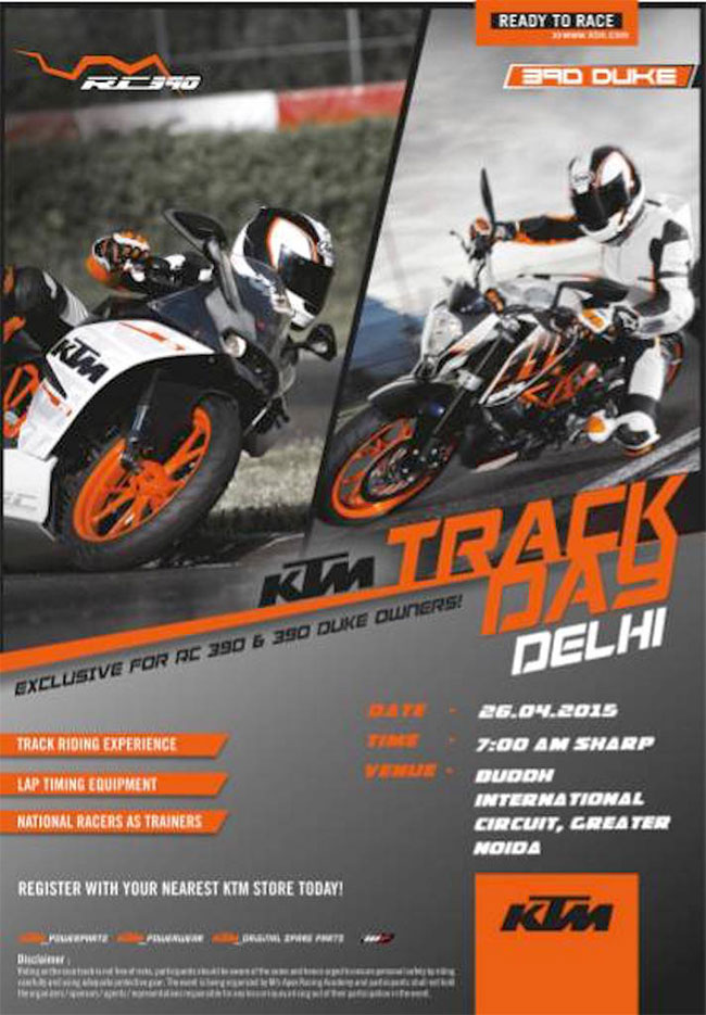 KTM Track Day 2015