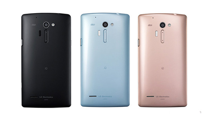 LG Isai VL in Three Colors