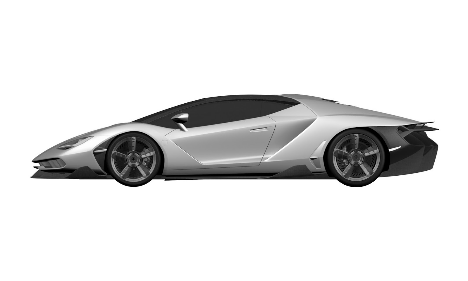 Lamborghini Centenario side profile