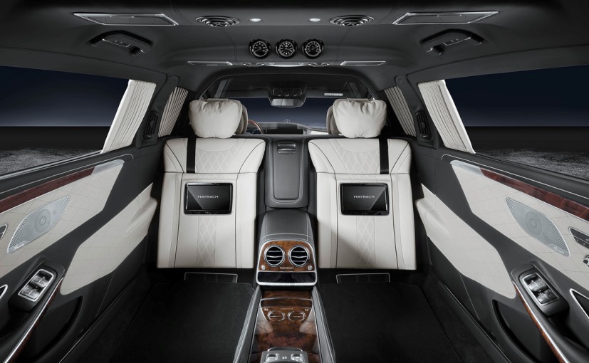 Interior of the Mercedes-Maybach S600 Pullman Guard 