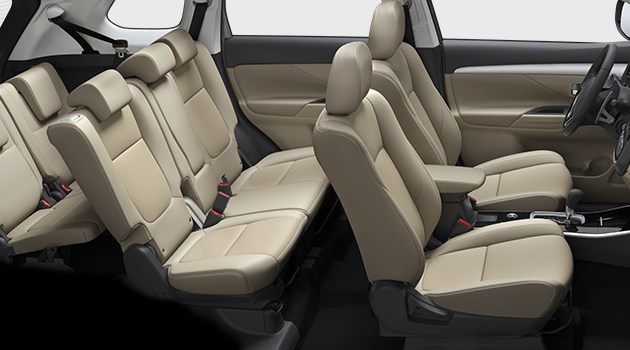 Mitsubishi to Launch 2017 Outlander in India Later This Year Interior Seating Space
