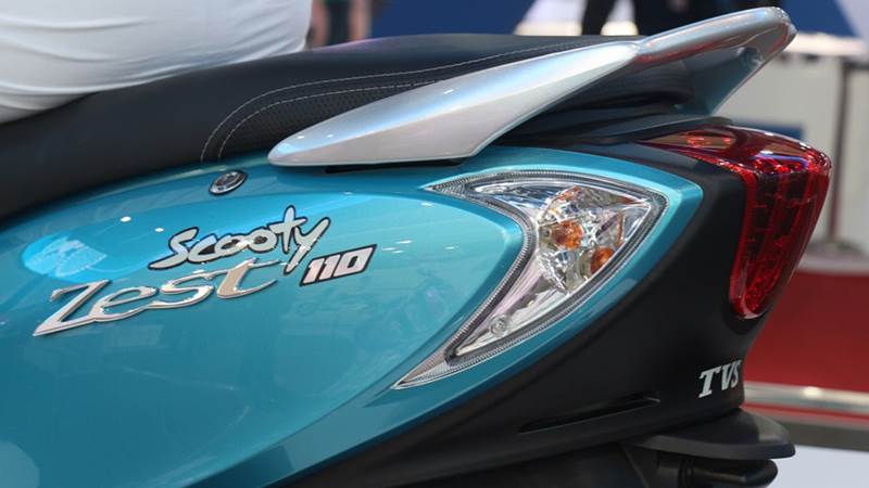 2017 New TVS Scooty Zest 110 Logo