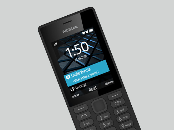 Nokia 150 Dual SIM feature phone can be expanded up to 32GB via microSD card