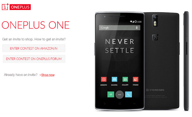 OnePlus One on Amazon India