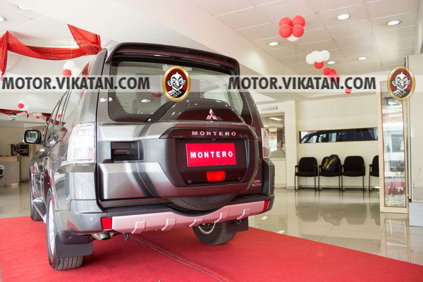 Relaunched Mitsubishi Montero rear profile