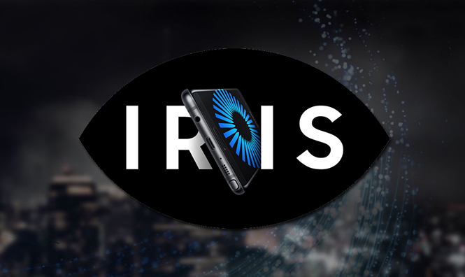 Samsung Galaxy Note 7 Iris scanner