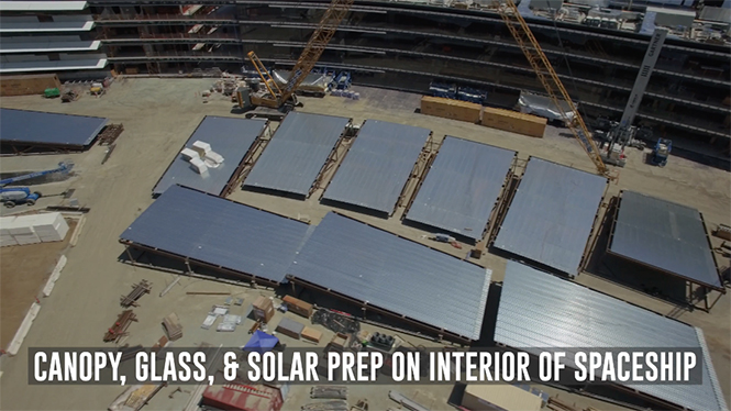 Solar Panels being used in Apple Campus 2