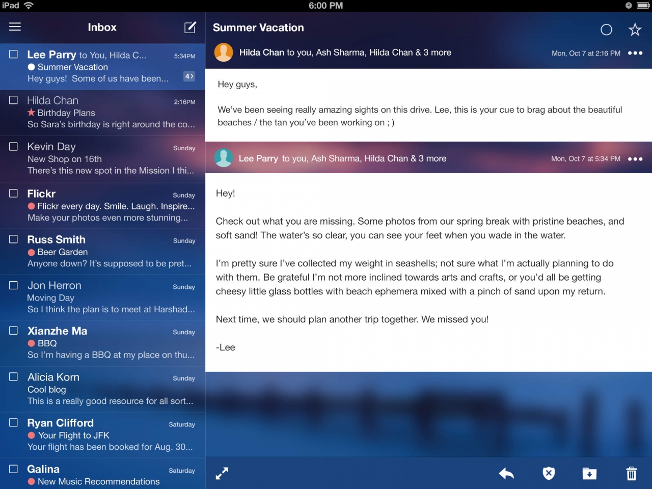 Swipe-functionality-of-new-Yahoo-Mail-app