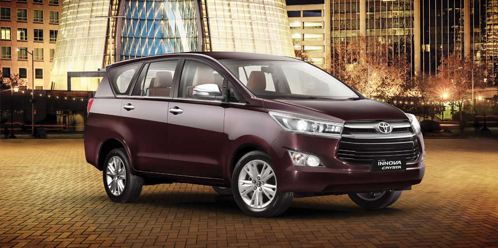 Toyota Innova Crysta Price Hiked front side fascia