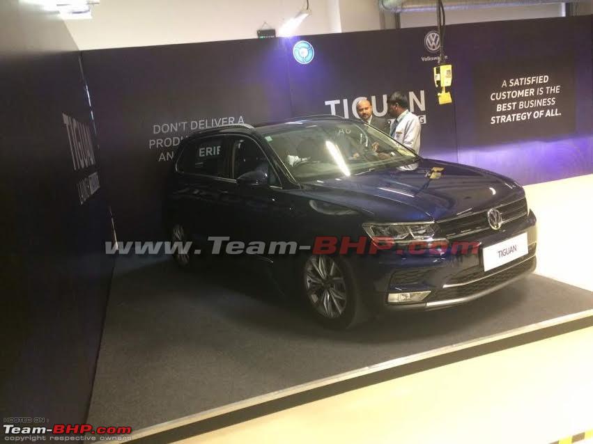 VW Commences Dealer Training For Tiguan SUV Ahead of Its Launch This Month Front Side Profile