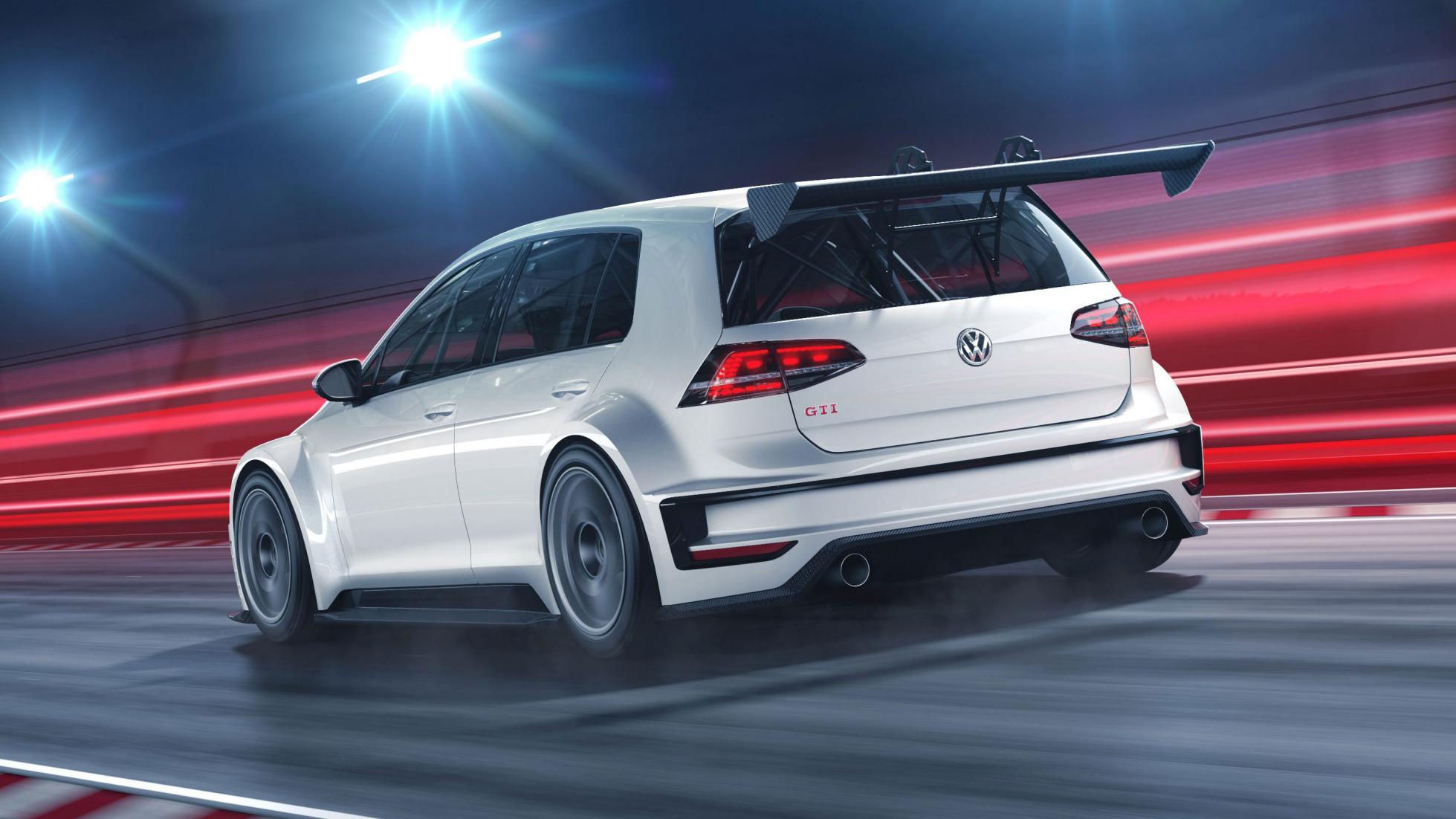 Volkswagen has dislayed Golf GTI TCR a track based car