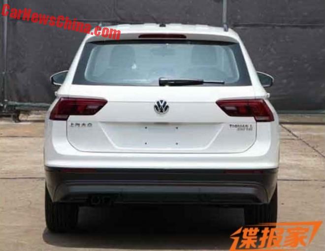 India Bound Volkswagen Tiguan with longer wheelbase Spied 