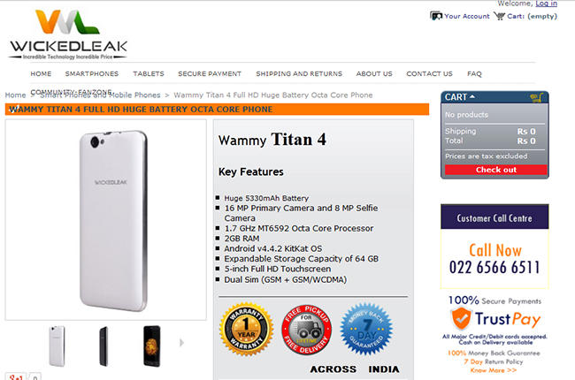 Wickedleak Wammy Titan 4 on Company site