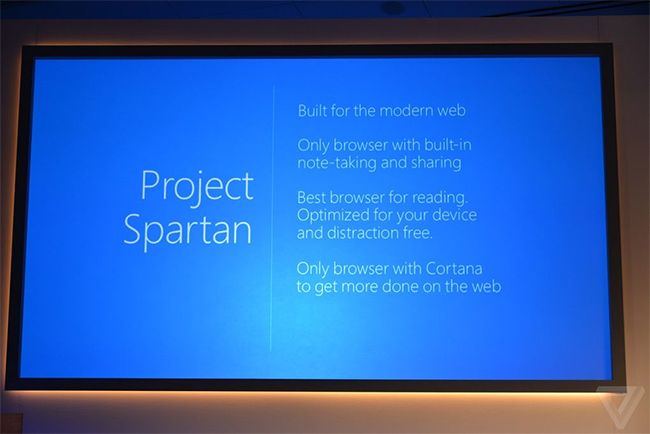 Windows 10 with Spartan Browser