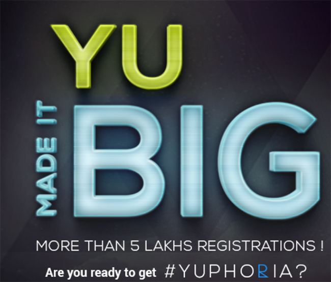 5 Lakh Registrations of YU Yuphoria