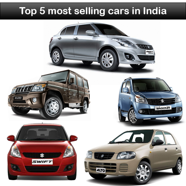 best selling cars in the india