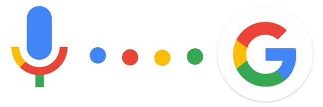 Google's logo with four color dots